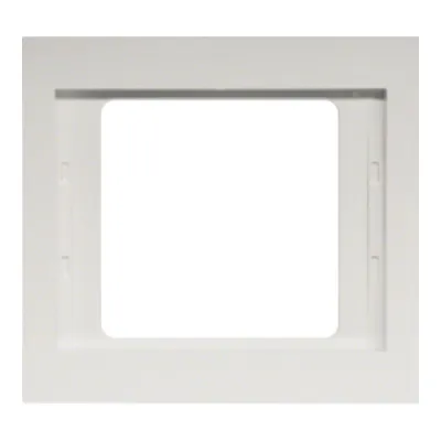 Berker Rahmen 1fach K.1 13137009 | Abdeckrahmen UP Kunststoff polarweiß glänzend IP20 RAL 9010
