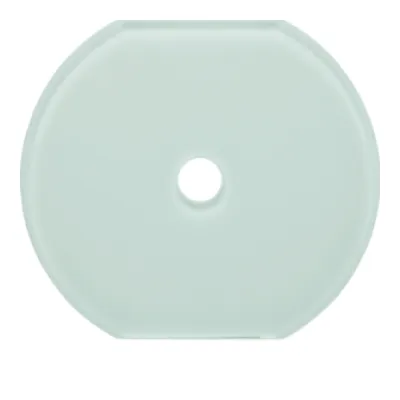 Berker Rahmen 1fach natur glänzend 109509 Serie Glas polarweiß Berker Rahmen 1fa