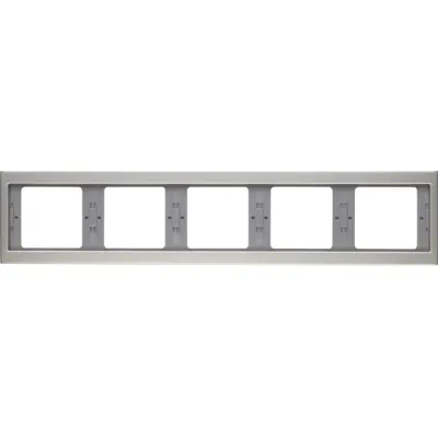 Berker Rahmen 5fach waagerecht K.5 13937004 Edelstahl rostfrei Berker Rahmen 5fa