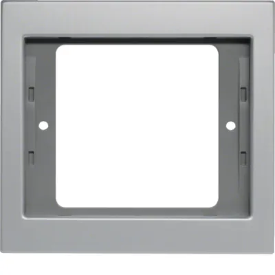Berker Rahmen 1-fach K.5 13137003 | Abdeckrahmen Unterputz | Aluminium eloxiert matt | IP20 | halogenfrei