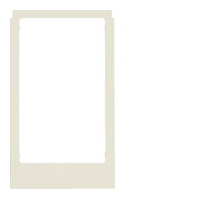 Berker Designrahmen eckig 13206099 | Applikationsrahmen groß | Touch Video Innenstation | Kunststoff matt | RAL1013 weiß