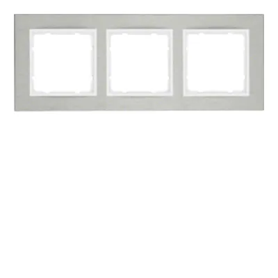 Berker Rahmen Eds/pows 3fach waagerecht 10233609
