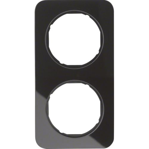 Bild: Berker Rahmen Glas/sw 2fach 10122116