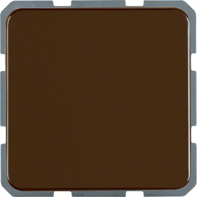 Berker SCHUKO-Steckdose 471601 | Unterputz | IP44 Feuchtraum | Klappdeckel | erhöhter Berührungsschutz | braun glänzend