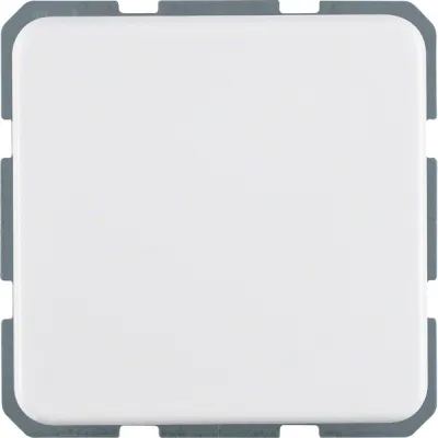 Berker Schuko Steckdose 471609 | Unterputz | IP44 | Klappdeckel | Berührungsschutz | Steckklemmen | polarweiß glänzend