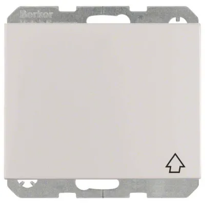 Berker SCHUKO-Steckdose alu m. Klappdeckel 47517203