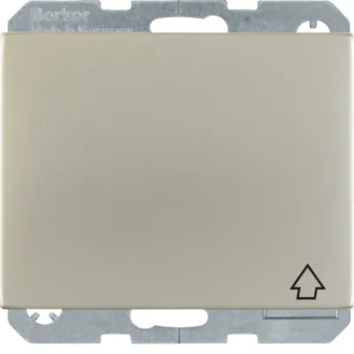 Berker SCHUKO-Steckdose 47517104 | K.5 Edelstahl matt | Klappdeckel | UP | erhöht | 16A 250V | IP20