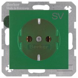 Berker Schuko-Steckdose gn Aufdruck SV 47431903
