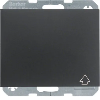 Berker SCHUKO-Steckdose 47517206 | K.1 Unterputz | Klappdeckel | Berührungsschutz | 16A 250V | anthrazit matt