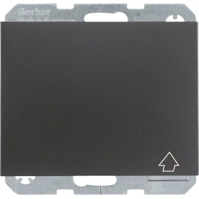 Berker SCHUKO-Steckdose 47517206 | K.1 Unterputz | Klappdeckel | Berührungsschutz | 16A 250V | anthrazit matt