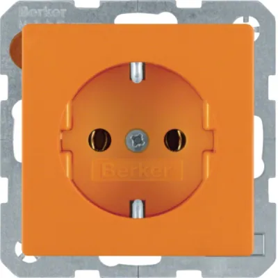 Berker SCHUKO-Steckdose oran., sa mt 47436014