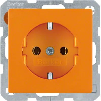 Berker SCHUKO-Steckdose oran., sa mt 47436014