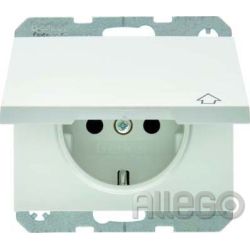 Berker SCHUKO-Steckdose pws m.Klappdeckel 47517209