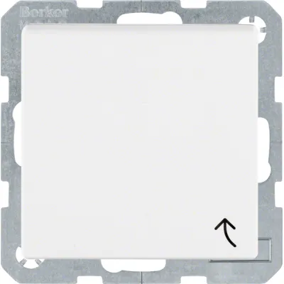 Berker Schuko-Steckdose 47511909 | Klappdeckel | Unterputz | 16A | polarweiß matt | Kunststoff | halogenfrei