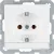 Bild: Berker SCHUKO Steckdose 47506089 Q.1 | Unterputz | Beschriftungsfeld | 16A 250V | IP20 | Duroplast | matt | polarweiß