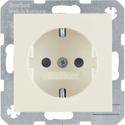 Berker Schuko Steckdose 47238982 S.1 | Unterputz | erhöhtem Berührungsschutz | Steckklemmen | 16A 250V | weiß glänzend