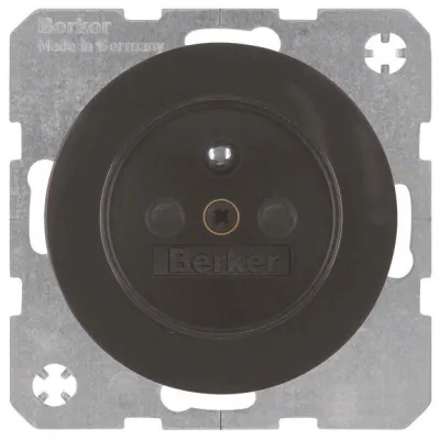 Berker Steckdose 6768762045 R.1/R.3 | Schutzkontakt | Unterputz | erhöhter Berührungsschutz | 16A | glänzend | schwarz