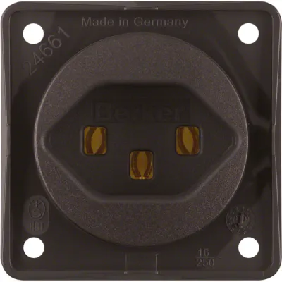 BERKER Steckdose 962592501 Schweiz braun matt