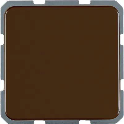 Berker Steckdose SCHUKO 471501 | Unterputz IP44 | Klappdeckel | 16A 250V | Kunststoff glänzend | braun