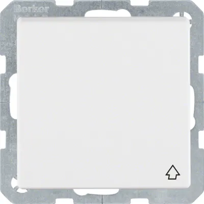 Berker Steckdose 6768776089 Q.1/Q.3 | Schuko Unterputz | Klappdeckel | erhöhter Berührungsschutz | 16A 250V | matt weiß