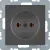 Bild: Berker Steckdose ohne Schutzkontakt 6167036086 Q.1/Q.3 anthrazit samt Berker Ste