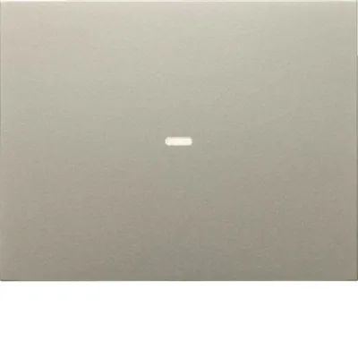 Berker Abdeckung Tastsensor-Modul 1fach 80960273 | Wippe mit Linse | K.5 Serie | Kunststoff Thermoplast | edelstahl matt