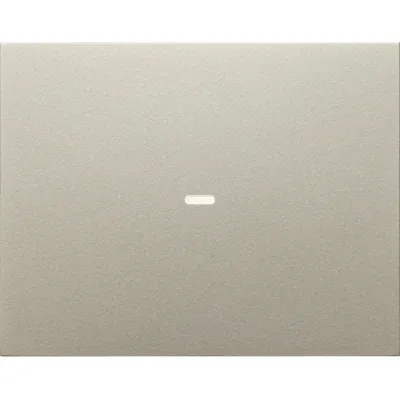 Berker Abdeckung Tastsensor-Modul 1fach 80960273 | Wippe mit Linse | K.5 Serie | Kunststoff Thermoplast | edelstahl matt