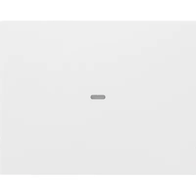 Berker Kontrollwippe Schalter 1fach 80960279 K.1 | mit klarer Linse | polarweiß glänzend | Kunststoff Thermoplast | IP20