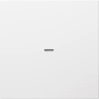 Berker Wippe 1-fach 80960299 | Abdeckung Tastsensor S.1/B.3/B.7 | Kontrollfenster | Kunststoff | polarweiß matt