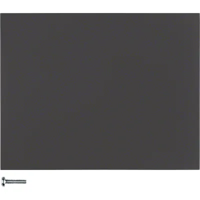 Berker Taste 1fach 85141175 K.1 | Schalter Wippe anthrazit matt | Kunststoff RAL 7021