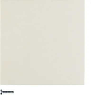 Berker Taste 1fach 85141182 S.1 | Wippe für Schalter & Dimmer | Kunststoff glänzend | cremeweiß RAL 1013 | halogenfrei
