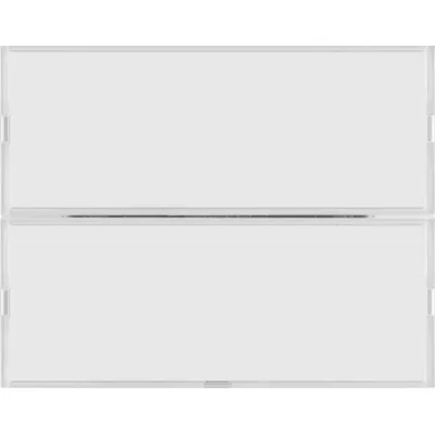 Berker Tastsensor 2fach Komfort KNX UP 4-fach | LED-Anzeige | Beschriftungsfeld | polarweiß