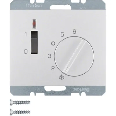 Berker Temperaturregler alu Öffner/Zentralstück 20307103