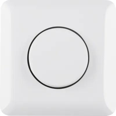 Berker Wipptaster UP 9367119 | Taster 42V | 1-fach | Schraubklemmen | IP20 | Kunststoff | polarweiß | 80x80 mm