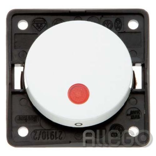 Bild: Berker Wipp-Kontrollschalter pws m.roter Linse 937522509