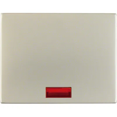Berker Wippe 14157004 K.5 Edelstahl rostfrei | 1-fach Schalter/Taster | 5 Linsen mit Symbol | matt | IP44 | halogenfrei