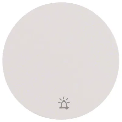 Berker Wippe 16202069 | Symbol Klingel | R.1/R.3 | IP44 | 1-fach Schalter | Kunststoff polarweiß glänzend