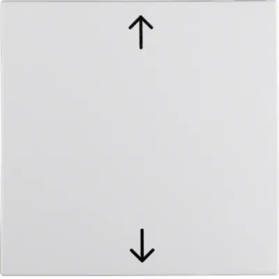 Berker Wippe 16201919 | Symbol Pfeile | S.1/B.3/B.7 | Jalousie Schalter/Dimmer | Kunststoff Thermoplast | polarweiß matt