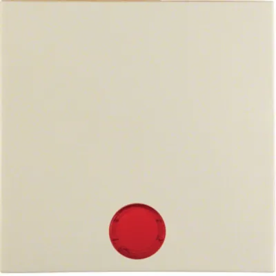 Berker Wippe 16218982 S.1 | Schalterabdeckung mit 5 Symbol-Linsen | Kunststoff Duroplast | glänzend | IP20 | weiß