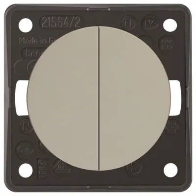 Berker Wippenschalter chrom matt lackiert 936552568