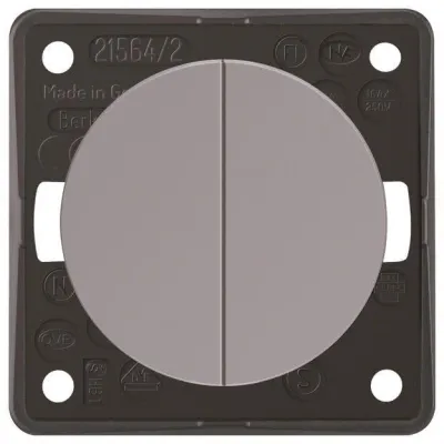 Berker Wippenschalter gr m.Schraubklemmen 936552507
