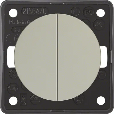 Berker Wippentaster chrom matt lackiert 936752568