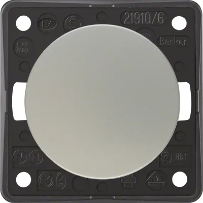 Berker Wippschalter chrom matt lackiert 936562568