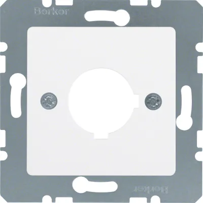 Berker Zentralplatte 22,5 mm pw matt/sam 14321909