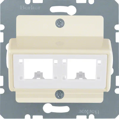 Berker Zentralplatte f. 1o.2 Einzelmodule 147202
