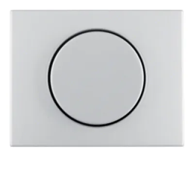 Berker Zentralstück alu f. Drehdimmer 11357003