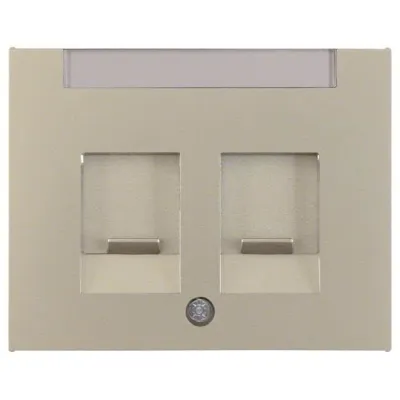 Berker Zentralstück eds m.Beschriftungsfeld 11827004