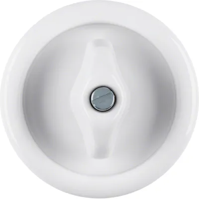 Berker Zentralstück mit Knebel 16476900 | Serie 1930 Porzellan | polarweiß glänzend | IP20 | RAL 9010