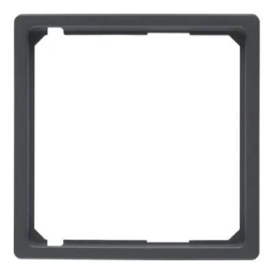 Berker Zwischenring 11096086 | für Zentralplatte Q.1/Q.3 | anthrazit RAL 7021 | Kunststoff | 58,5x58,5 mm