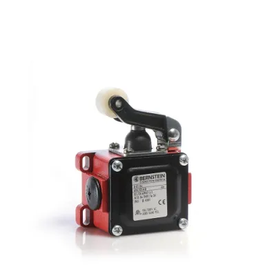 BERNSTEIN Grenztaster D-SU1 HW 6041171164 | Metallgehäuse | Rollenhebel | IP65 | 1 Öffner 1 Schließer | robust | rot